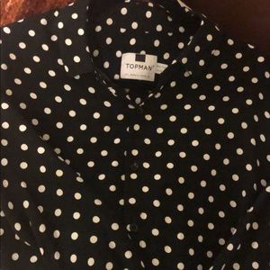 Topman size Large collar shirt
